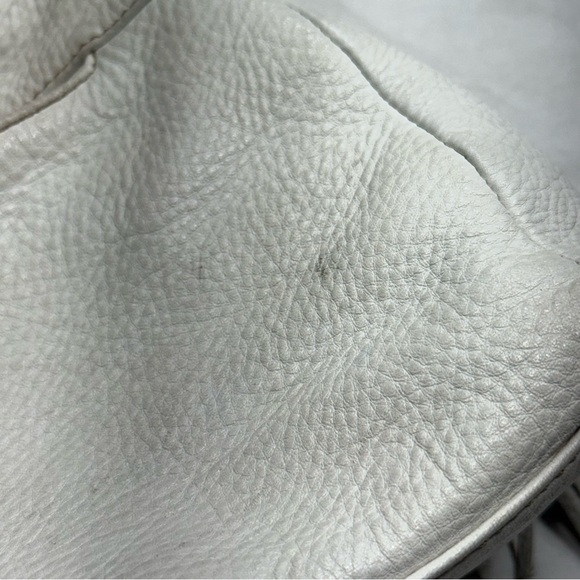 HOBO Cream Sheila Medium Shoulder Bag with Tassel - Picture 6 of 12